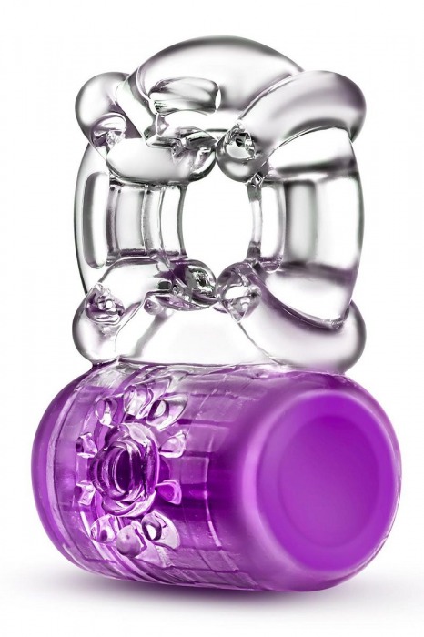 Фиолетовое эрекционное виброкольцо Pleaser Rechargeable C-Ring - Blush Novelties - в Балаково купить с доставкой