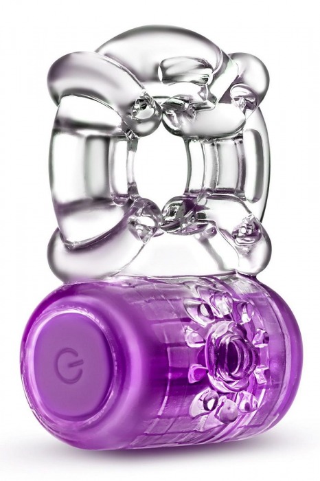 Фиолетовое эрекционное виброкольцо One Night Stand Vibrating C-Ring - Blush Novelties - в Балаково купить с доставкой