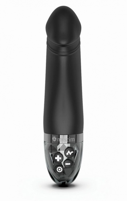 Черный вибратор с электростимуляцией Real Deal Neal - 16,5 см. - MyStim - купить с доставкой в Балаково