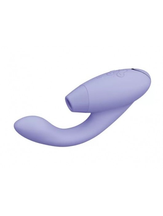 Сиреневый вибратор Womanizer Duo 2 с бесконтактной клиторальной стимуляцией - Womanizer
