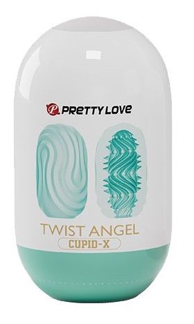 Бирюзовый мастурбатор-яйцо Twist Angel - Baile - в Балаково купить с доставкой
