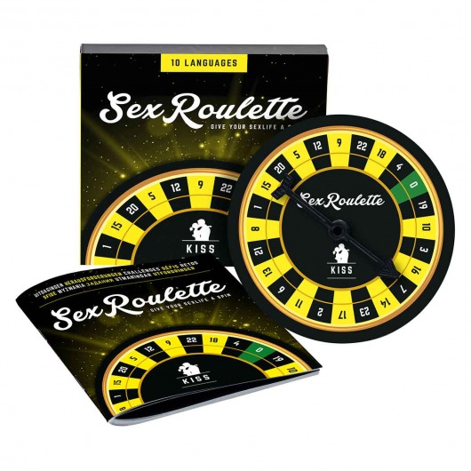 Настольная игра-рулетка Sex Roulette Kiss - Tease&Please - купить с доставкой в Балаково