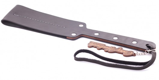 Гладкий мягкий удлиненный пэддл с заклепками - 32 см. - Crazy Handmade - купить с доставкой в Балаково