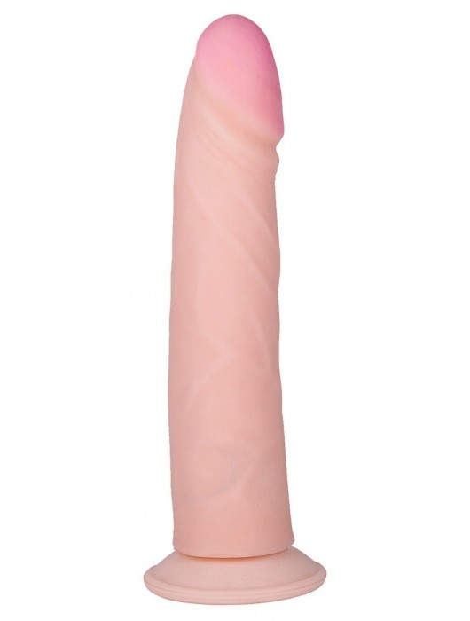 Фаллоимитатор с венками ART-Style №31 на присоске - 20,5 см. - Art-Style