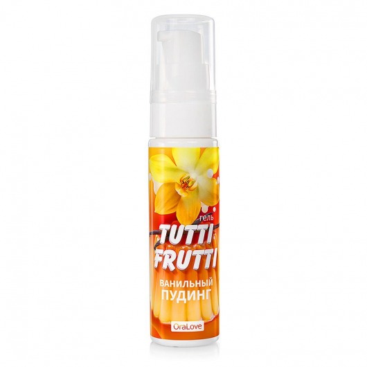 Интимный гель на водной основе Tutti-Frutti  Ванильный пудинг  - 30 гр. - Биоритм - купить с доставкой в Балаково