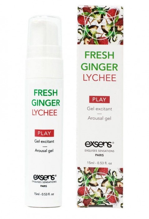 Возбуждающий гель Fresh Ginger Lychee Arousal Gel - 15 мл. - Exsens - купить с доставкой в Балаково