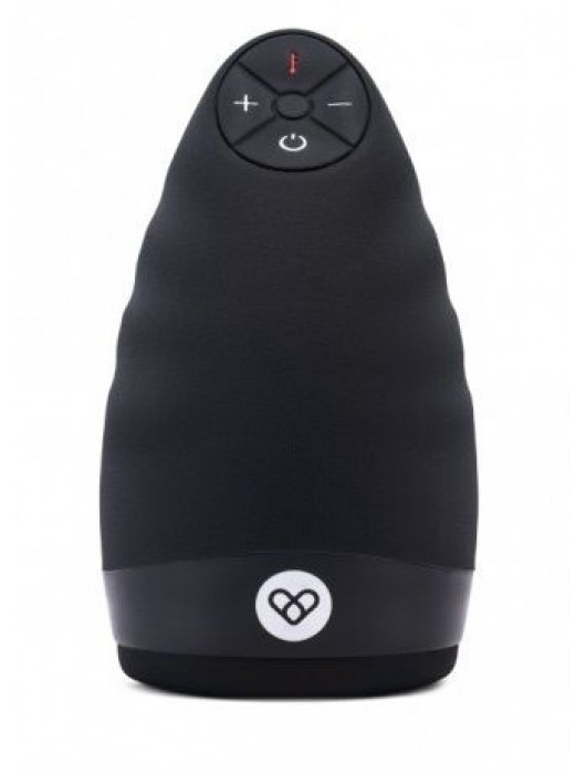 Черный вибромастурбатор для мужчин с подогревом - Pink Vibe - в Балаково купить с доставкой