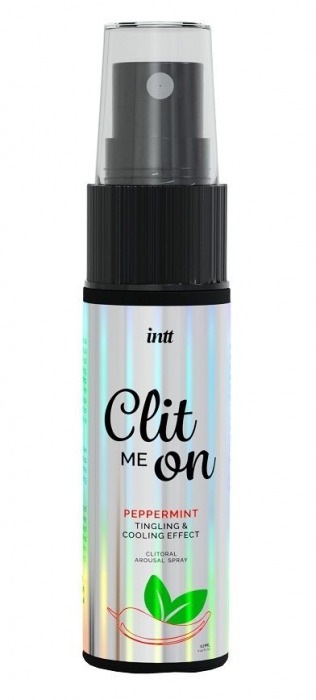 Клиторальный возбуждающий спрей Clit Me On Peppermint - 12 мл. - INTT - купить с доставкой в Балаково
