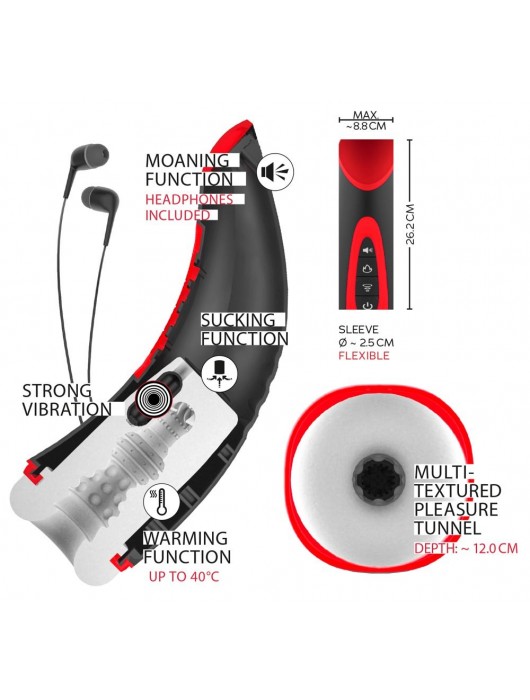 Автоматический мастурбатор WYNE 03 с подогревом - Orion - в Балаково купить с доставкой