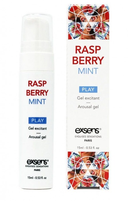 Возбуждающий гель Raspberry Mint с ароматом малины и мяты - 15 мл. - Exsens - купить с доставкой в Балаково