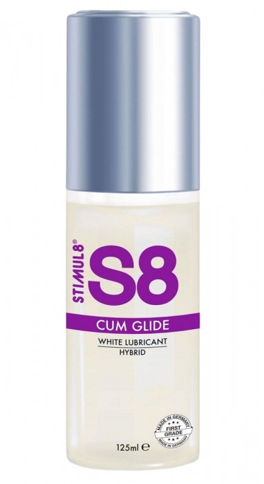 Гибридный лубрикант S8 Hybrid Cum Glide с консистенцией спермы - 125 мл. - Stimul8 - купить с доставкой в Балаково