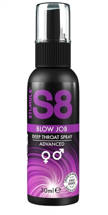 Лубрикант для орального секса S8 Deep Throat Spray - 30 мл. - Stimul8 - купить с доставкой в Балаково