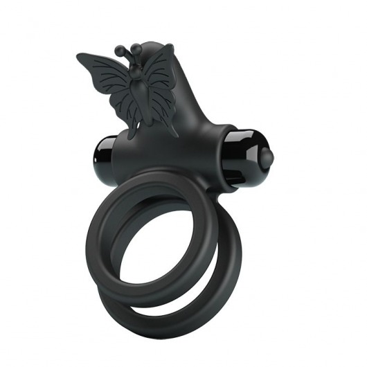 Черное эрекционное виброкольцо Passionate Ring IX - Baile - в Балаково купить с доставкой
