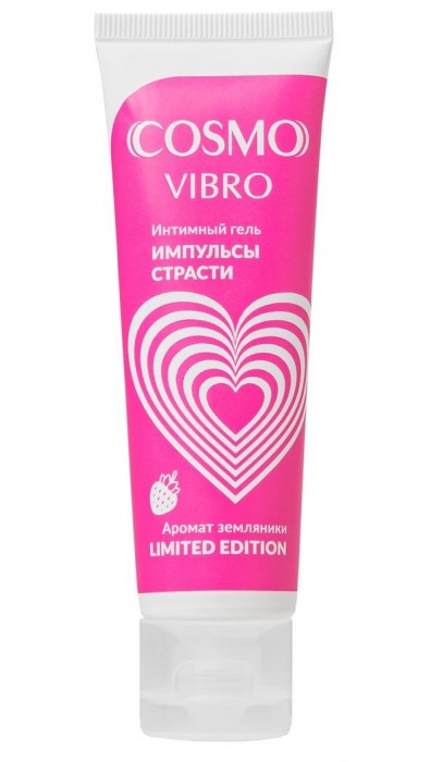 Возбуждающий гель на водно-силиконовой основе Cosmo Vibro с ароматом земляники - 50 гр. - Биоритм - купить с доставкой в Балаково