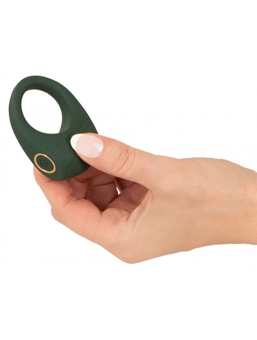 Зеленое эрекционное виброкольцо Luxurious Vibro Cock Ring - Orion - в Балаково купить с доставкой