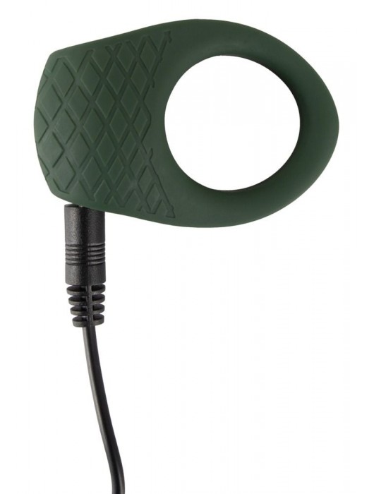 Зеленое эрекционное виброкольцо Luxurious Vibro Cock Ring - Orion - в Балаково купить с доставкой