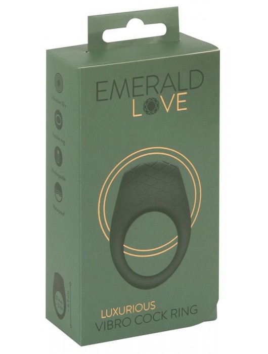 Зеленое эрекционное виброкольцо Luxurious Vibro Cock Ring - Orion - в Балаково купить с доставкой