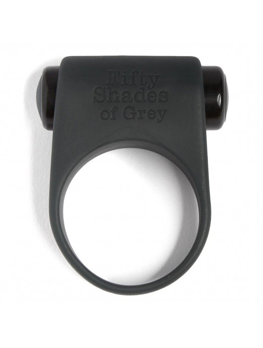 Серое эрекционное кольцо с вибрацией Feel It, Baby! - Fifty Shades of Grey - в Балаково купить с доставкой