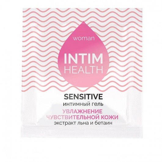 Саше интимного геля на водной основе Intim Health Sensitive - 3 гр. - Биоритм - купить с доставкой в Балаково