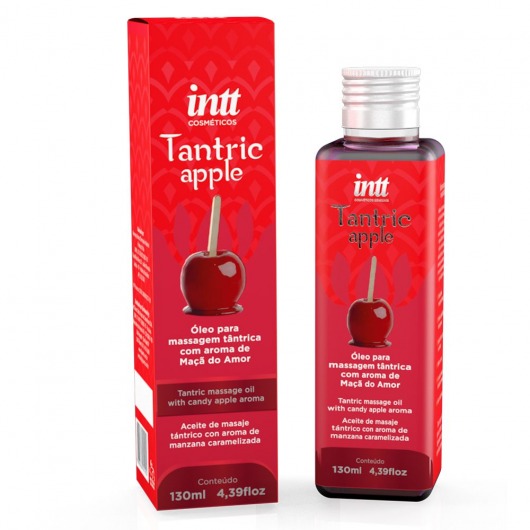 Массажное масло Tantric Apple с ароматом яблока - 130 мл. - INTT - купить с доставкой в Балаково