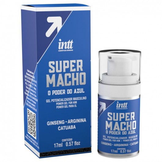 Мужской стимулирующий гель Super Macho - 17 мл. - INTT - купить с доставкой в Балаково