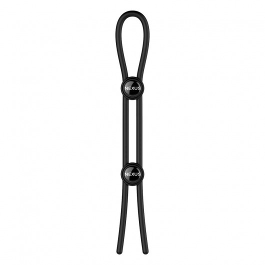 Черное эрекционное лассо Nexus Forge Double - Nexus Range - в Балаково купить с доставкой
