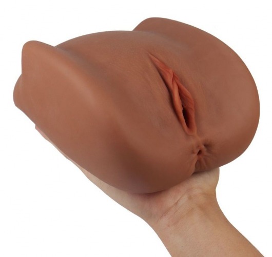 Мастурбатор Black Beauty - вагина и анус - S-HANDE - в Балаково купить с доставкой