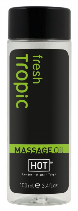 Массажное масло для тела Tropic Fresh - 100 мл. - HOT - купить с доставкой в Балаково