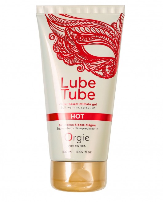 Интимный гель на водной основе Lube Tube Hot с разогревающим эффектом - 150 мл. - ORGIE - купить с доставкой в Балаково