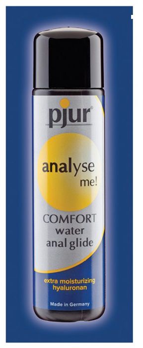 Анальный лубрикант pjur ANALYSE ME Comfort Water Anal Glide - 2 мл. - Pjur - купить с доставкой в Балаково