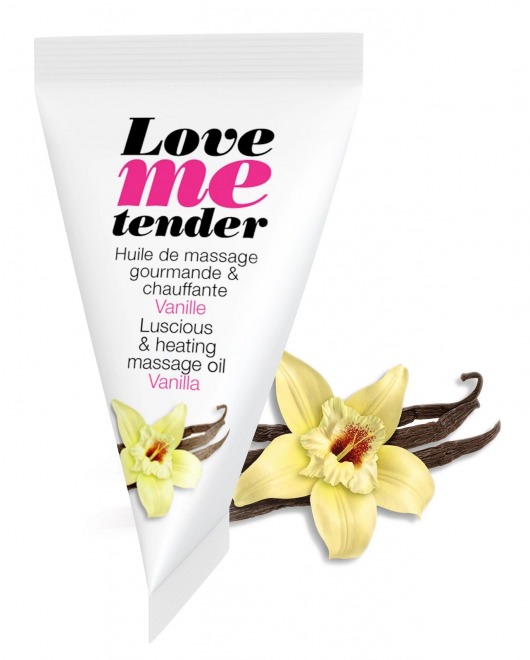 Съедобное согревающее массажное масло Love Me Tender Vanilla с ароматом ванили - 10 мл. - Love to Love - купить с доставкой в Балаково