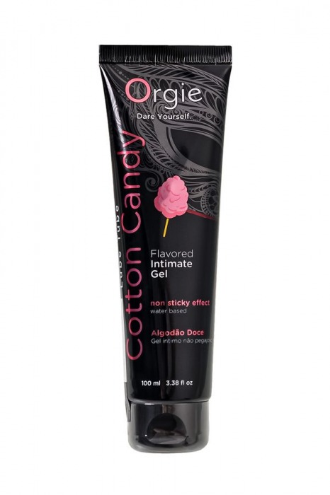 Интимный гель на водной осное Lube Tube Cotton Candy со вкусом сахарной ваты - 100 мл. - ORGIE - купить с доставкой в Балаково