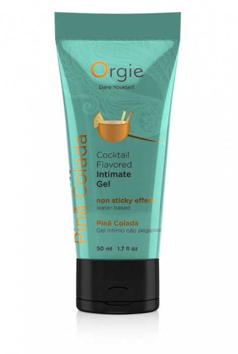 Съедобный интимный гель Orgie Lube Tube Cocktail Pina Colada - 50 мл. - ORGIE - купить с доставкой в Балаково