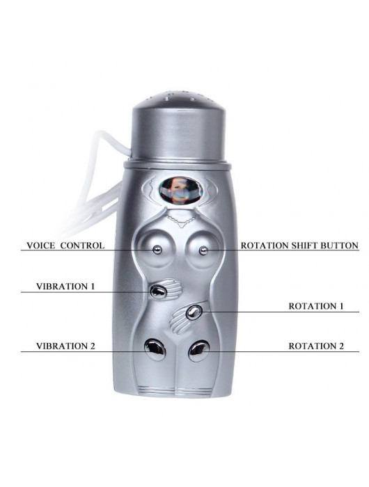 Мастурбатор-вагина в виде миниатюрной пышногрудой красотки - Baile - в Балаково купить с доставкой