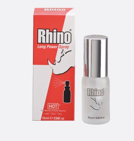 Пролонгирующий спрей для мужчин Rhino - 10 мл. - HOT - купить с доставкой в Балаково