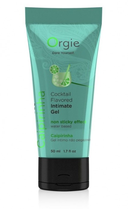 Съедобный интимный гель Orgie Lube Tube Cocktail Caipirinha - 50 мл. - ORGIE - купить с доставкой в Балаково