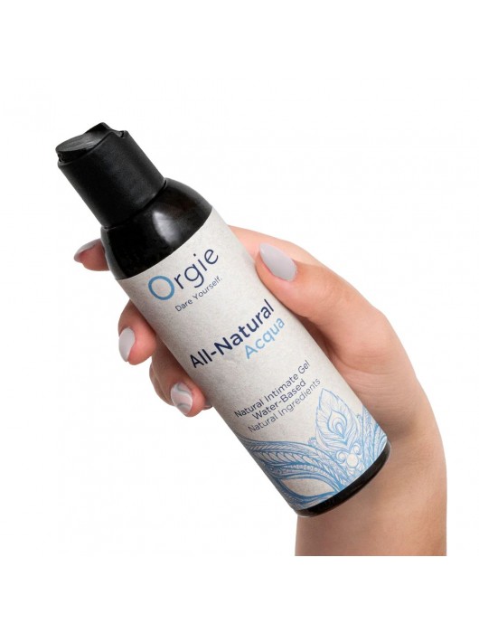 Интимный гель на водной основе Orgie All-Natural Acqua - 150 мл. - ORGIE - купить с доставкой в Балаково