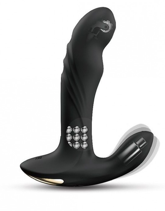Черный вибромассажер простаты Multi P-Joy с 3 моторами - Dorcel - в Балаково купить с доставкой