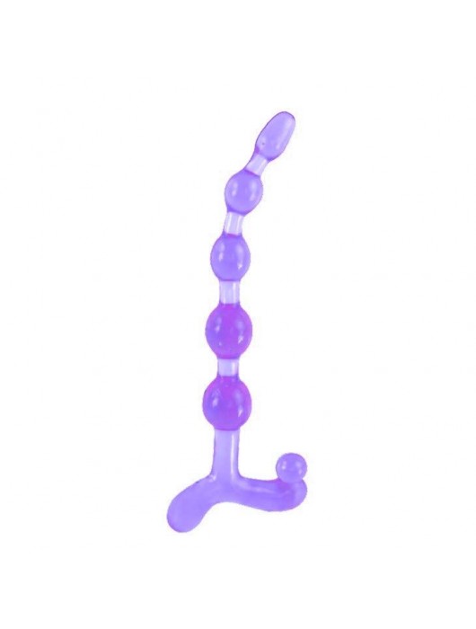 Фиолетовый анальный стимулятор - 22 см. - Baile