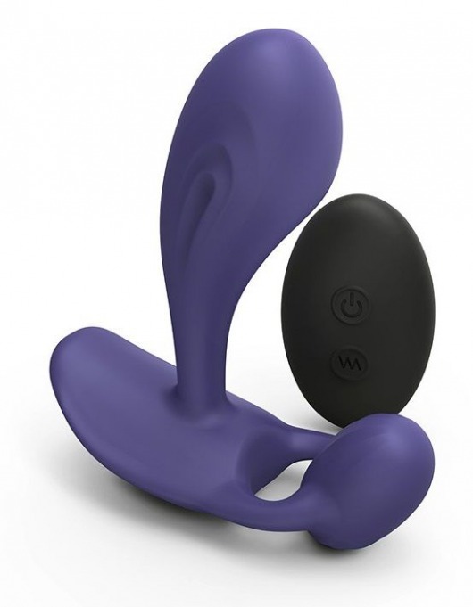 Темно-синий вибромассажер Witty P G Vibrator with Remote Control - Love to Love - в Балаково купить с доставкой