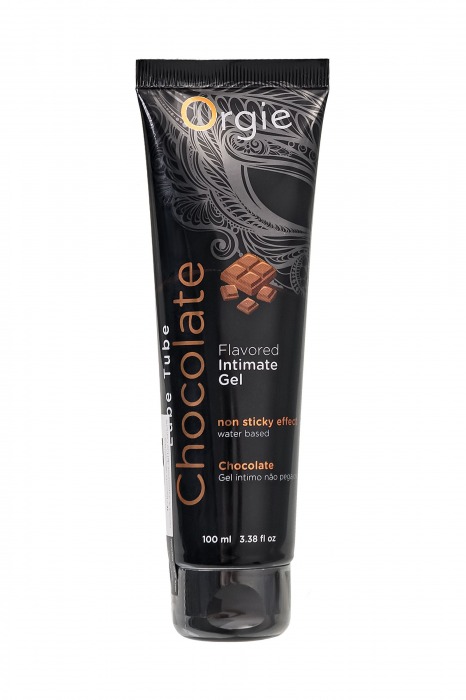 Интимный гель на водной основе Lube Tube Chocolate с шоколадным вкусом - 100 мл. - ORGIE - купить с доставкой в Балаково
