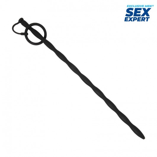 Черный стимулятор уретры Sex Expert - Sex Expert - купить с доставкой в Балаково