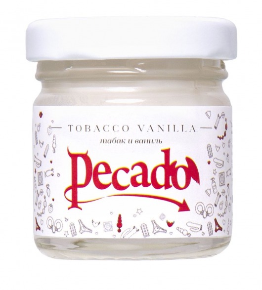 Массажная свеча Tobacco Vanilla - 35 мл. - Pecado - купить с доставкой в Балаково
