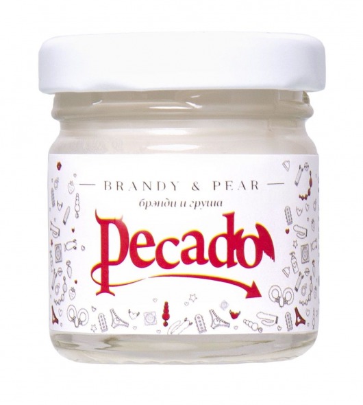 Массажная свеча Brandy   Pear - 35 мл. - Pecado - купить с доставкой в Балаково