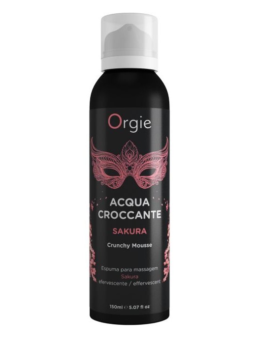 Хрустящая пенка для массажа Orgie Acqua Croccante Sakura с ароматом сакуры - 150 мл. - ORGIE - купить с доставкой в Балаково