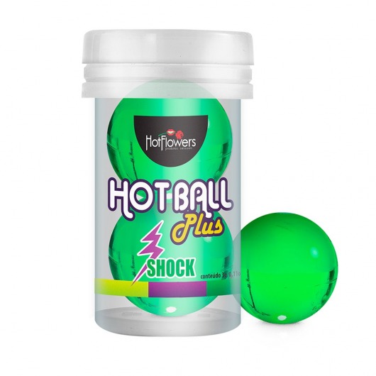 Лубрикант на силиконовой основе Hot Ball Plus с покалывающим эффектом (2 шарика по 3 гр.) - HotFlowers - купить с доставкой в Балаково