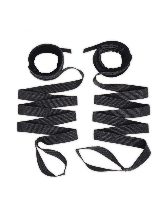 Эротический набор 4PC Bondage Bed Strap   Flogger Kit - Lux Fetish - купить с доставкой в Балаково