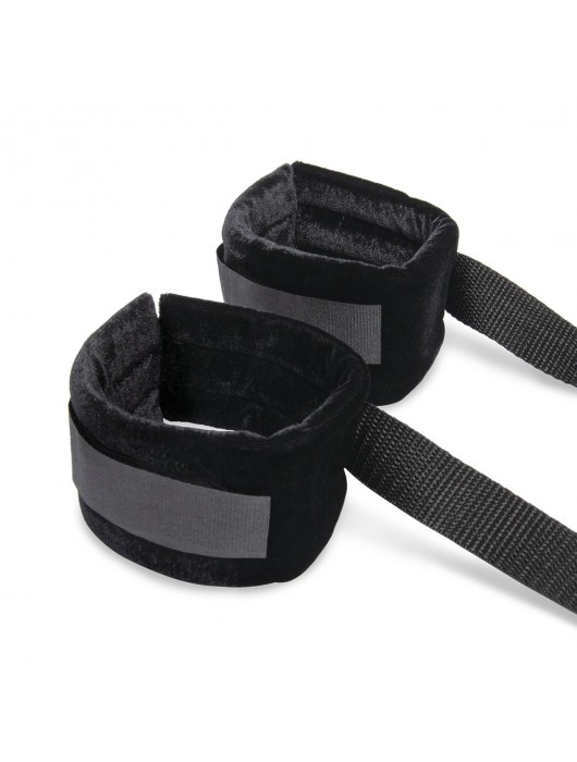 Эротический набор 4PC Bondage Bed Strap   Flogger Kit - Lux Fetish - купить с доставкой в Балаково