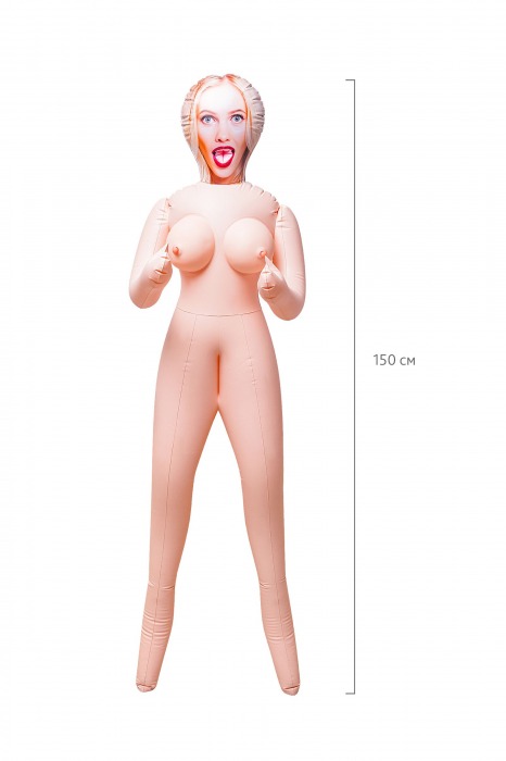 Надувная секс-кукла Lilit с тремя рабочими отверстиями - ToyFa - в Балаково купить с доставкой