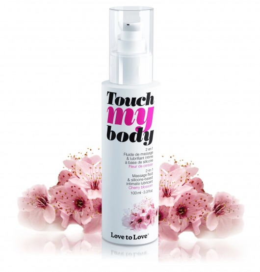 Силиконовый лубрикант 2-в-1 Touch My Body с ароматом вишнёвого цвета - 100 мл. - Love to Love - купить с доставкой в Балаково